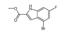 methyl 4-bromo-6-fluoro-1H-indole-2-carboxylate picture