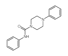 N,4-diphenylpiperazine-1-carboxamide Structure