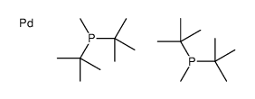 ditert-butyl(methyl)phosphane,palladium结构式