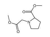 methyl (2S)-1-(2-methoxy-2-oxoethyl)pyrrolidine-2-carboxylate Structure