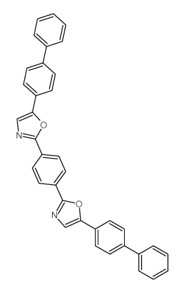 Oxazole,2,2'-(1,4-phenylene)bis[5-[1,1'-biphenyl]-4-yl- structure