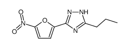 3-(5-NITROFURAN-2-YL)-5-PROPYL-1H-1,2,4-TRIAZOLE structure