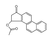(17-oxo-15,16-dihydrocyclopenta[a]phenanthren-15-yl) acetate Structure