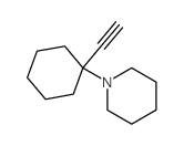 Piperidine,1-(1-ethynylcyclohexyl)- Structure