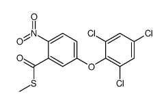 methyl 2-nitro-5-(2',4',6'-trichlorophenoxy)thiobenzoate Structure