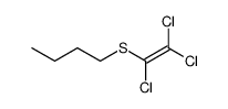 butyl(1,2,2-trichlorovinyl)sulfane结构式