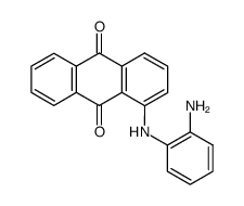 1-(2-amino-anilino)-anthraquinone结构式
