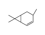 (1S,3R)-顺式-4-蒈烯结构式