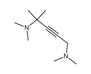 N1,N1,N4,N4,4-pentamethylpent-2-yne-1,4-diamine Structure