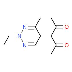 2,4-Pentanedione,3-(2-ethyl-2,5-dihydro-4-methyl-1,2,3-triazin-5-yl)-(9CI) Structure