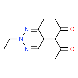 2,4-Pentanedione,3-(2-ethyl-2,5-dihydro-4-methyl-1,2,3-triazin-5-yl)-(9CI)结构式