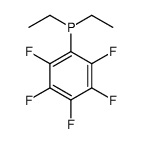 diethyl-(2,3,4,5,6-pentafluorophenyl)phosphane结构式