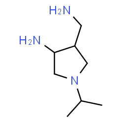 3-Pyrrolidinemethanamine,4-amino-1-(1-methylethyl)-结构式