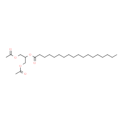 2-(Acetyloxy)octadecanoic acid 1-[(acetyloxy)methyl]ethyl ester structure