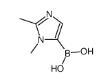 Boronic acid, (1,2-dimethyl-1H-imidazol-5-yl)- (9CI)结构式