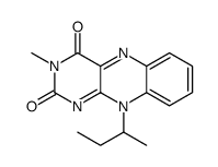 10-butan-2-yl-3-methylbenzo[g]pteridine-2,4-dione Structure