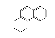 2-methyl-1-propylquinolin-1-ium,iodide Structure