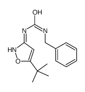 1-benzyl-3-(5-tert-butyl-1,2-oxazol-3-yl)urea结构式