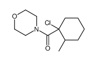 (1-chloro-2-methylcyclohexyl)-morpholin-4-ylmethanone结构式