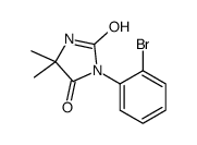 3-(2-bromophenyl)-5,5-dimethylimidazolidine-2,4-dione结构式