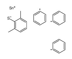 (2,6-dimethylphenyl)sulfanyl-triphenylstannane结构式