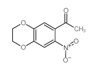 Ethanone, 1-(2,3-dihydro-7-nitro-1,4-benzodioxin-6-yl)- (en) Structure