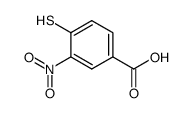 3-Nitro-4-mercapto-benzoesaeure Structure