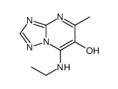 7-(ethylamino)-5-methyl-[1,2,4]triazolo[1,5-a]pyrimidin-6-ol结构式