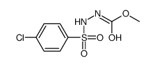 methyl N-[(4-chlorophenyl)sulfonylamino]carbamate结构式