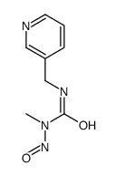 1-methyl-1-nitroso-3-(pyridin-3-ylmethyl)urea结构式