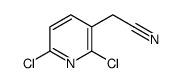 (2,6-Dichloro-3-pyridinyl)acetonitrile Structure