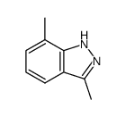 3,7-Dimethyl-1H-indazol结构式