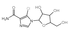 1H-Imidazole-4-carboxamide,5-chloro-1-b-D-ribofuranosyl- Structure