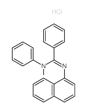N-hydroxy-N-naphthalen-1-yl-N-phenyl-benzenecarboximidamide结构式