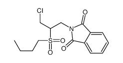 2-(2-butylsulfonyl-3-chloropropyl)isoindole-1,3-dione结构式