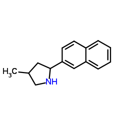 Pyrrolidine, 4-methyl-2-(2-naphthalenyl)- (9CI)结构式