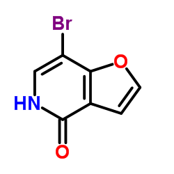 7-溴-呋喃并[3,2-c]吡啶-4(5h)-酮结构式