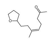 6-methyl-8-(oxolan-2-yl)oct-5-en-2-one结构式