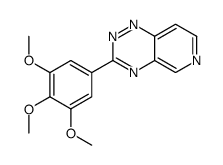 3-(3,4,5-trimethoxyphenyl)pyrido[3,4-e][1,2,4]triazine结构式