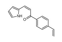 1-(4-ethenylphenyl)-3-(1H-pyrrol-2-yl)prop-2-en-1-one结构式