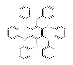 1,2,3,4,5,6-hexakis(phenylsulfanyl)benzene structure