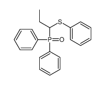 [phenyl(1-phenylsulfanylpropyl)phosphoryl]benzene Structure