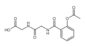 acetylsalicyloylglycylglycine Structure