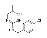 1-[(4-chlorophenyl)methyl]-3-(2-hydroxypropyl)thiourea Structure