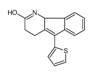 5-thiophen-2-yl-1,3,4,9b-tetrahydroindeno[1,2-b]pyridin-2-one Structure