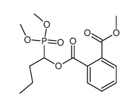 Phthalic acid 1-[1-(dimethoxy-phosphoryl)-butyl] ester 2-methyl ester Structure