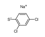 2,4-dichloro-benzenethiol; sodium salt Structure