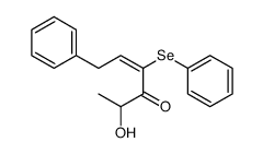 2-hydroxy-6-phenyl-4-phenylselanylhex-4-en-3-one结构式