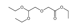 ethyl 2-(2,2-diethoxyethoxy)acetate结构式