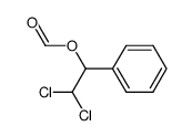 Formic acid 2,2-dichloro-1-phenyl-ethyl ester结构式